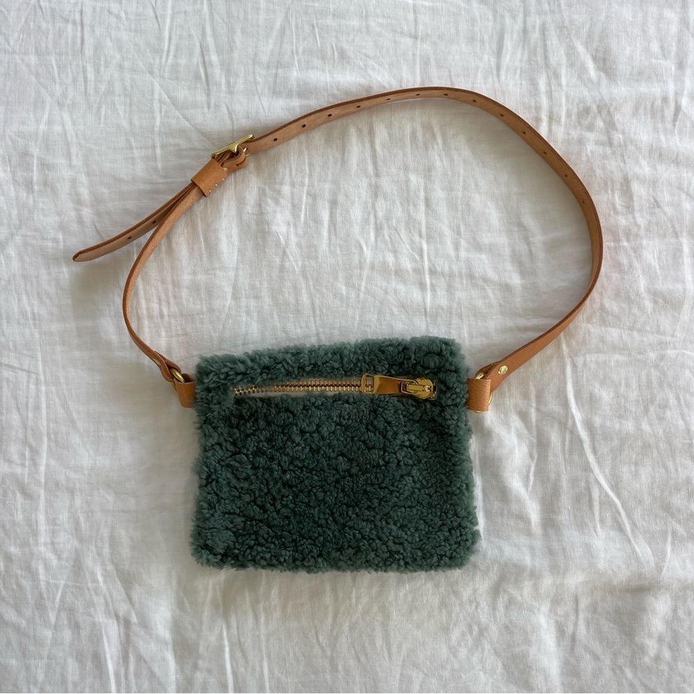 Your Bag of Holding Green Sherpa Crossbody Bag